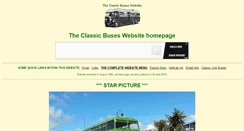 Desktop Screenshot of classicbuses.co.uk